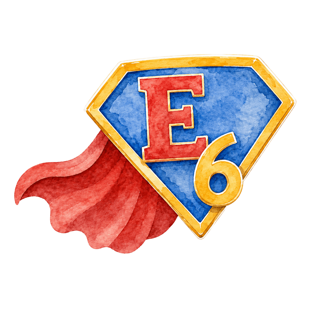 Enzo superhero badge E6